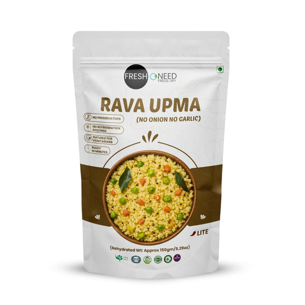 Rava Upma (Without Onion & Garlic)