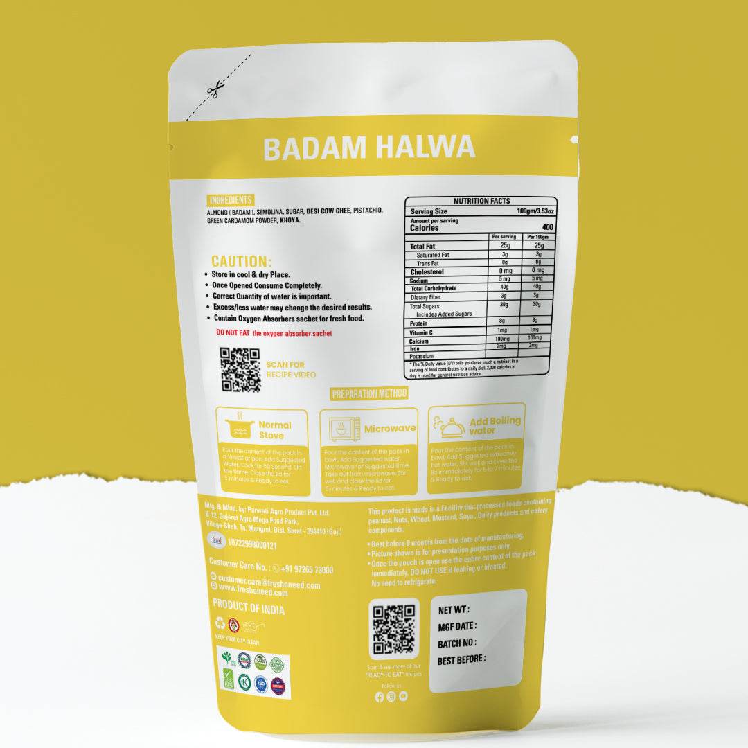 Badam Halwa - Freshoneed