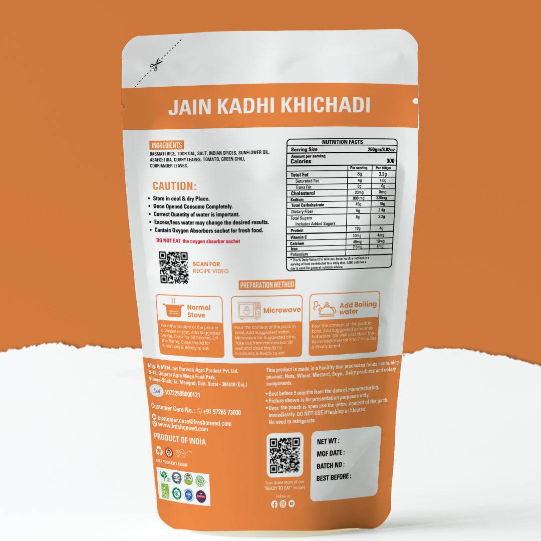 Jain Kadhi Khichadi - Freshoneed