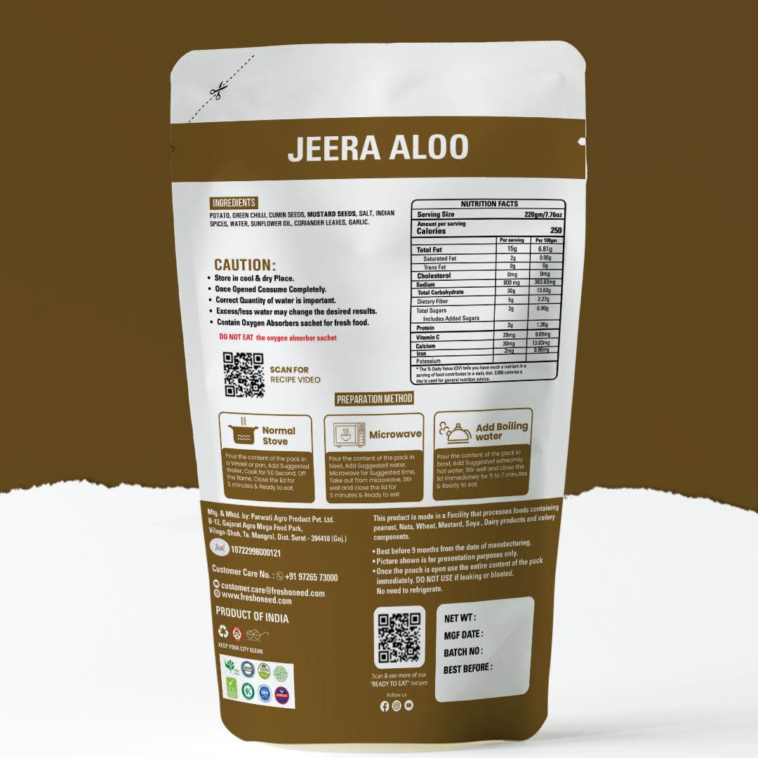 Jeera Aloo - Freshoneed