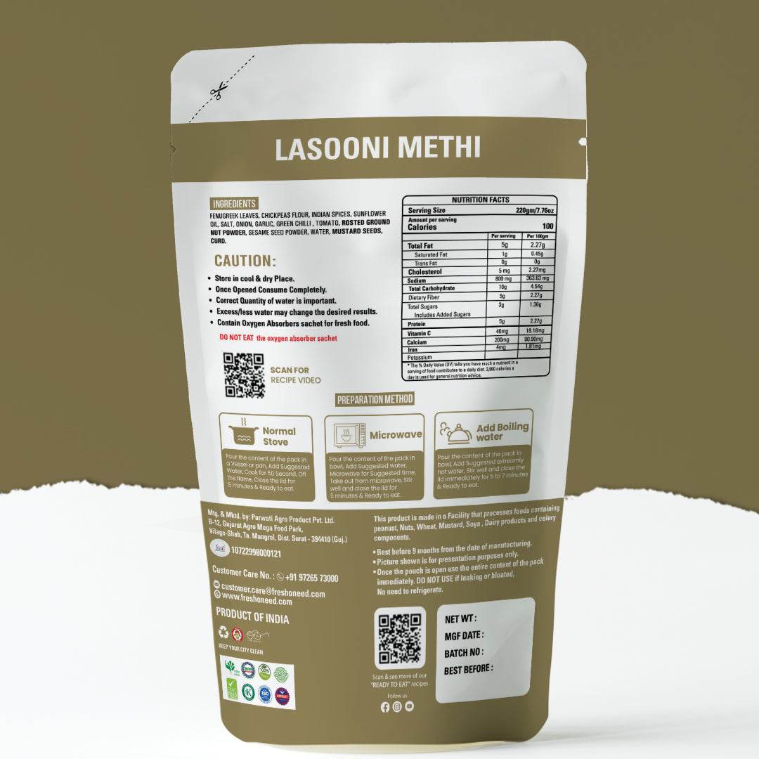 Lasooni Methi - Freshoneed