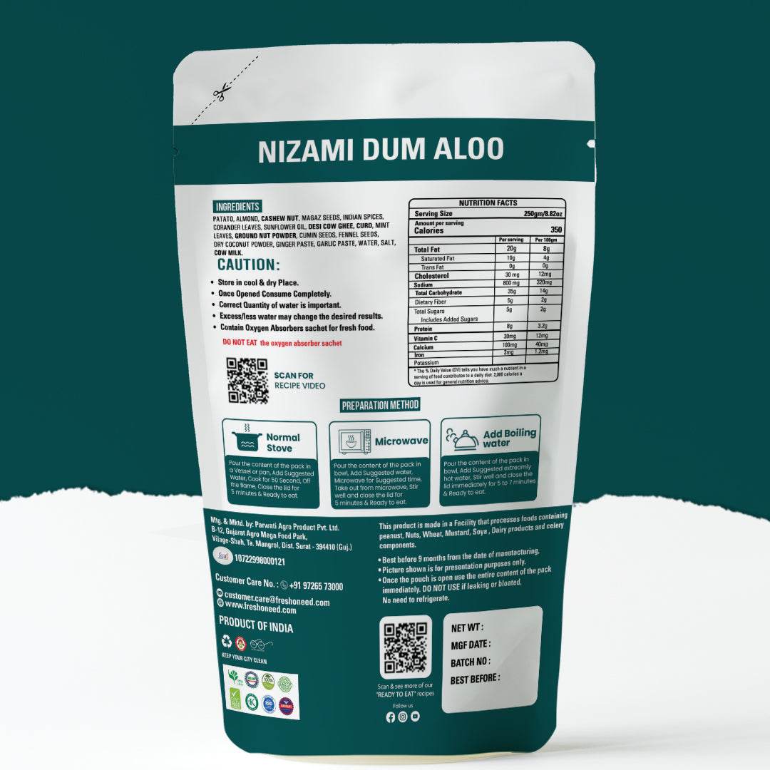 Nizami Dam Aloo (Dum Aloo in Small Pisces) - Freshoneed
