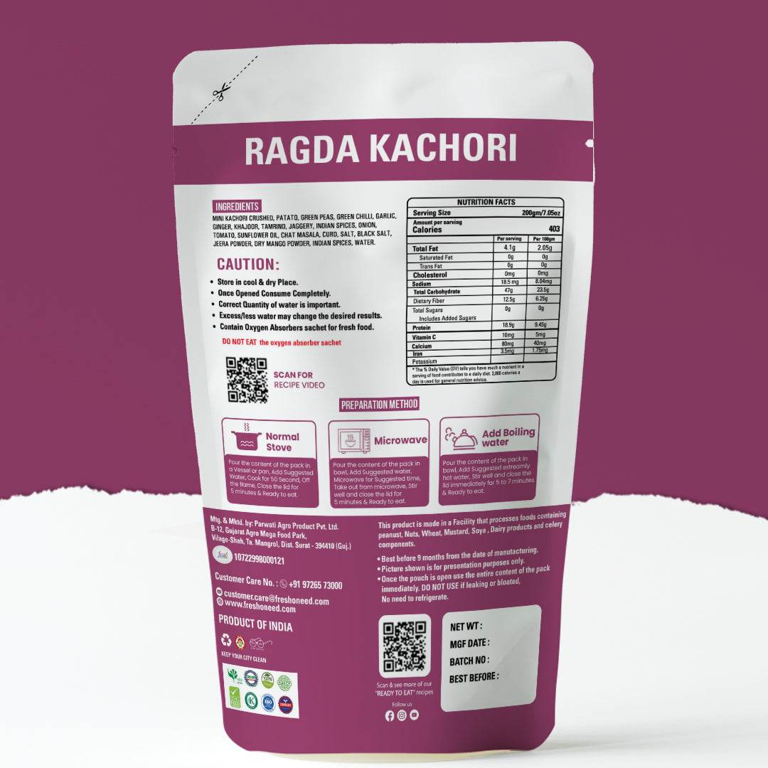 Ragada Kachori (Crush) - Freshoneed
