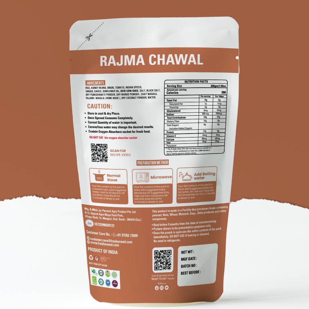 Rajma Chawal - Freshoneed