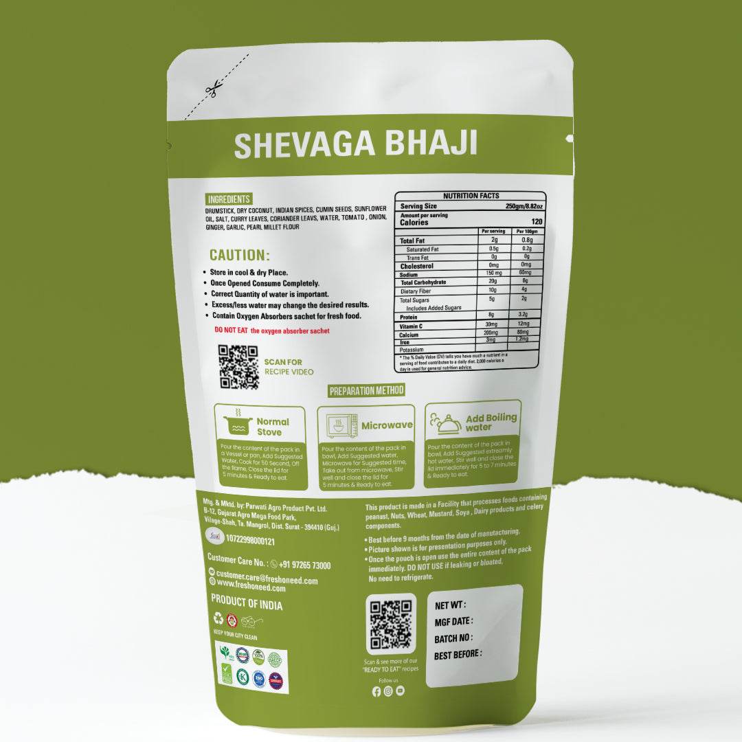 Shevaga Bhaji (Drum Stick) - Freshoneed