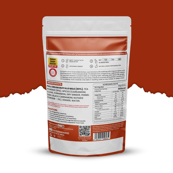 MASALA TEA (PACK OF - 5) ( GINGER + WHOLE SPICES ) hover