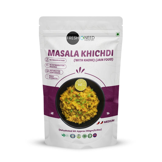 Masala Khichdi + Kadhi (Jain)