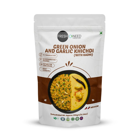 GREEN GARLIC & ONION KHICHDI