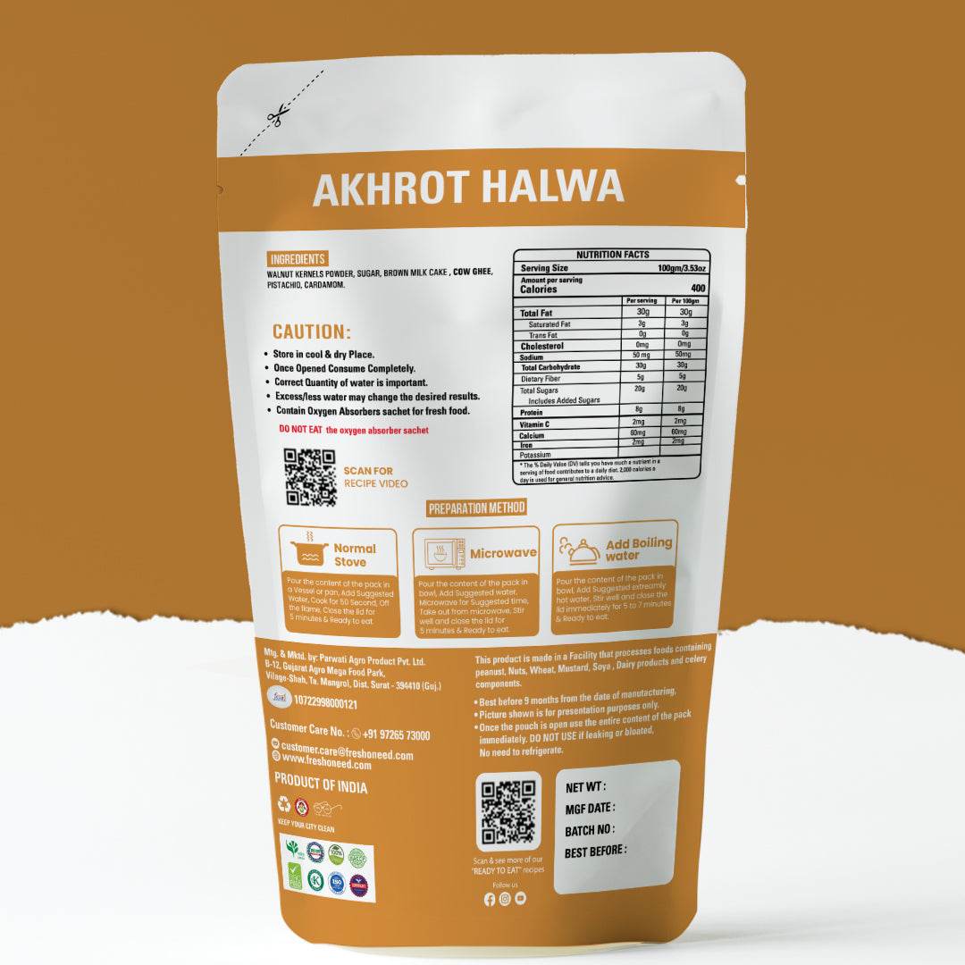 Akhrot Halwa - Freshoneed