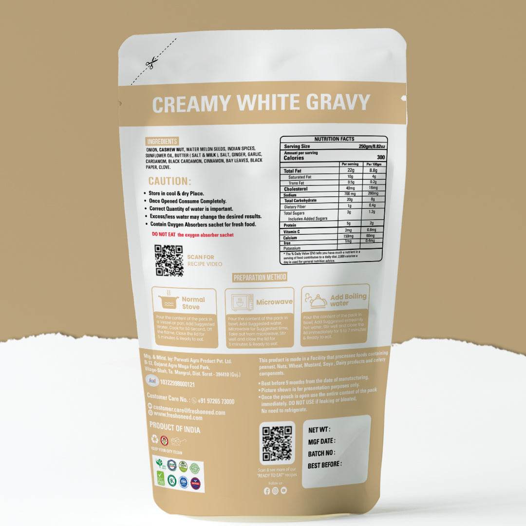 Creamy White Gravy - Freshoneed