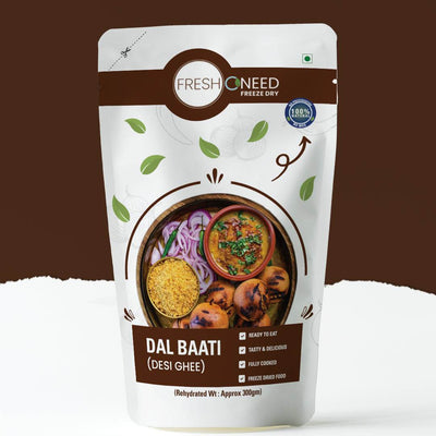 Gujarati Dal Baati (Desi Ghee)