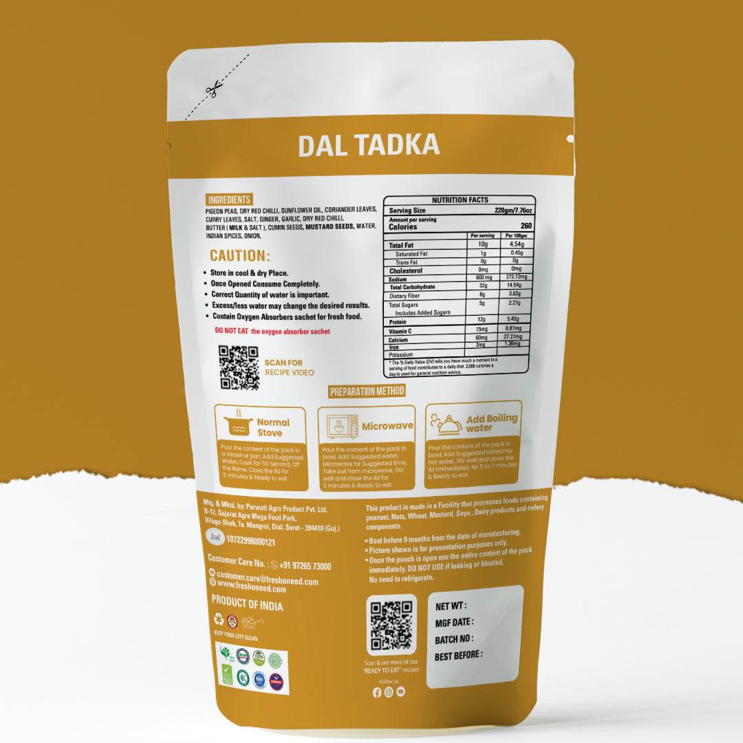 Dal Tadka - Freshoneed