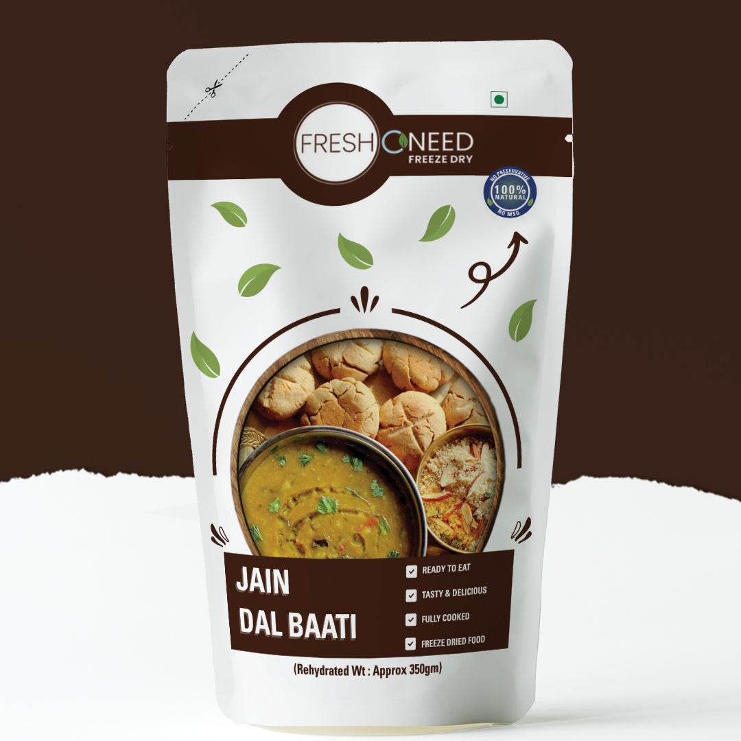 Jain Dal Baati (Desi Ghee) - Freshoneed