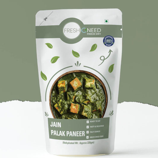 Jain Palak Paneer - Freshoneed