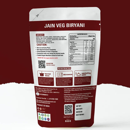 Jain Veg Biryani - Freshoneed