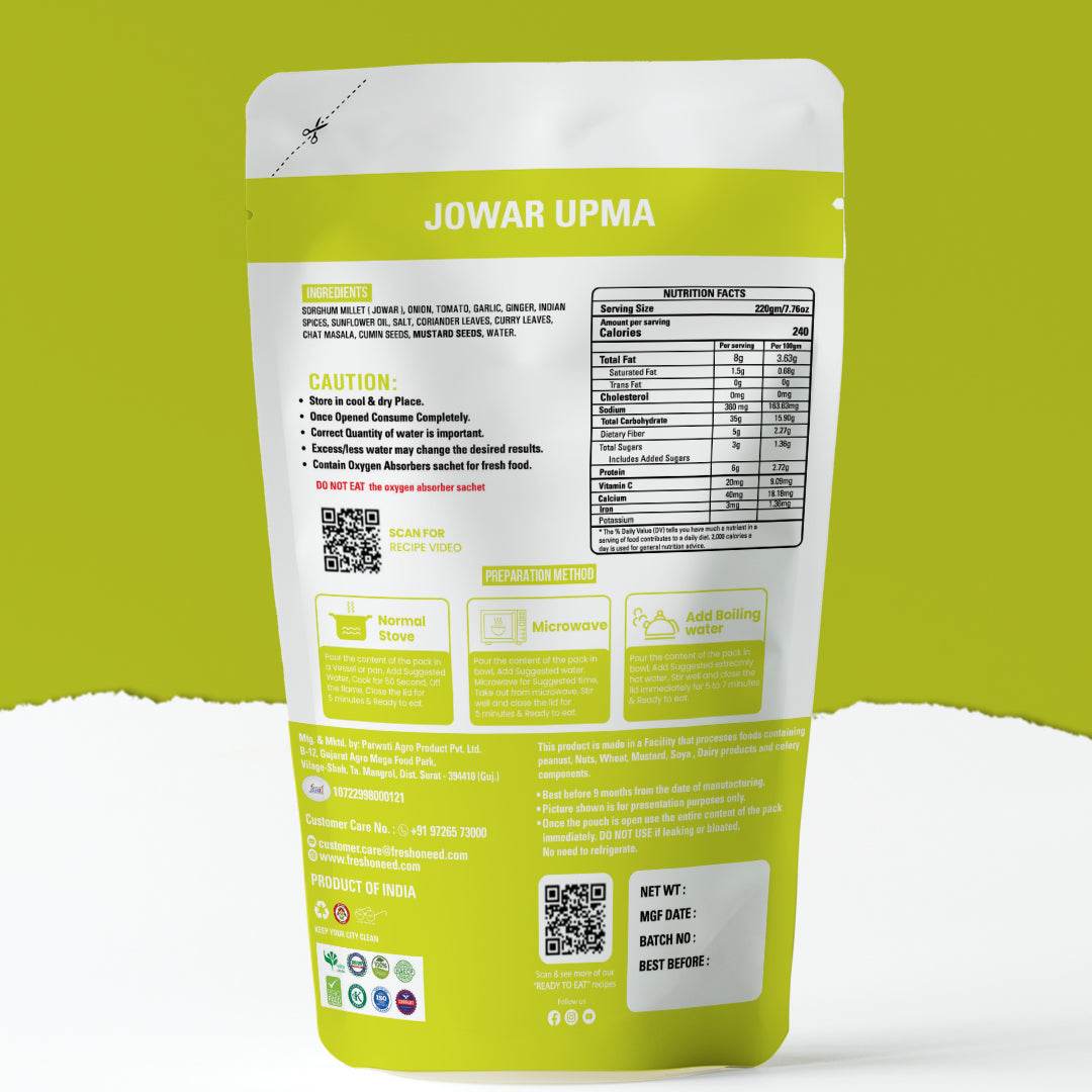 Jowar Upma - Freshoneed