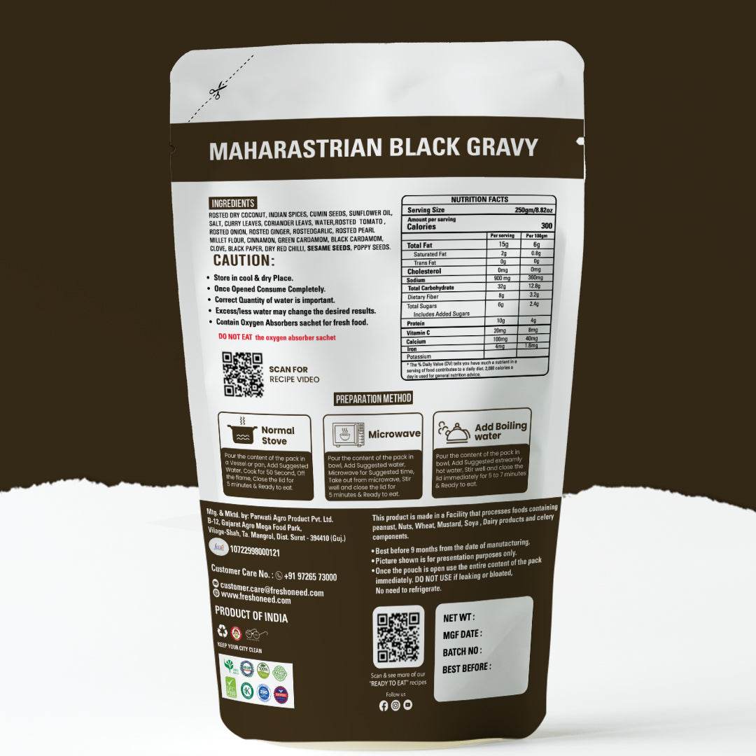 Maharastrian Black Gravy - Freshoneed