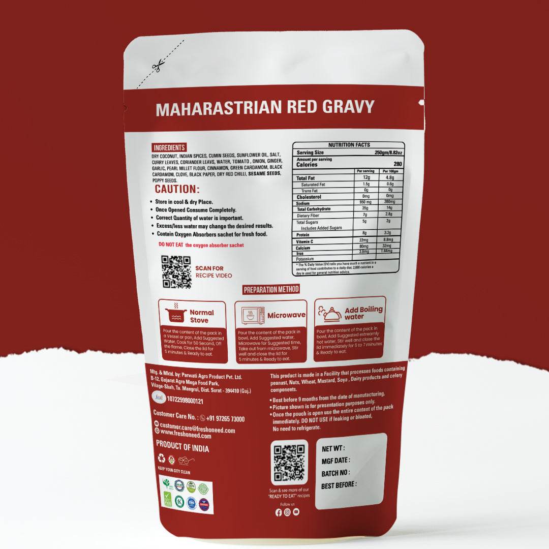 Maharastrian Red Gravy - Freshoneed