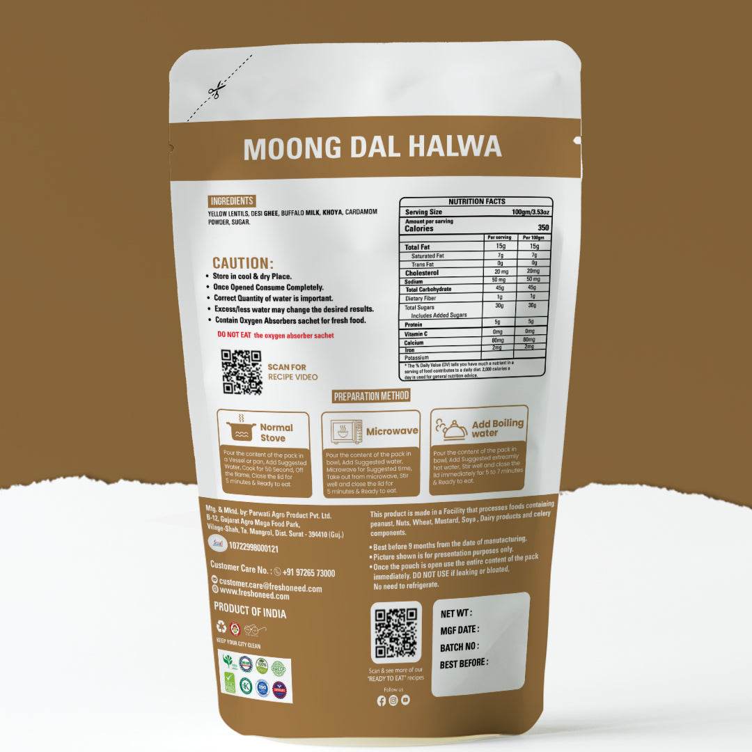 Moong Dal Halwa - Freshoneed