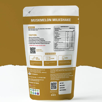Muskmelon Milkshake - Freshoneed