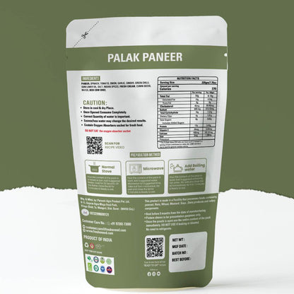 Palak Paneer - Freshoneed