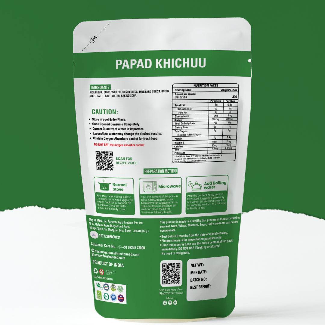Papad Khichuu (with masala) - Freshoneed