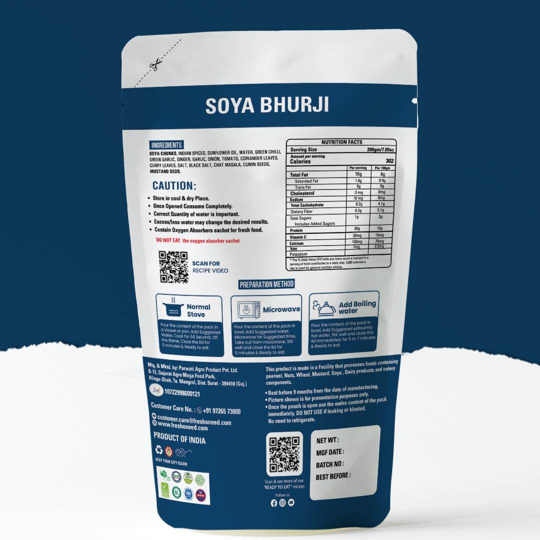 Soya Bhurji - Freshoneed