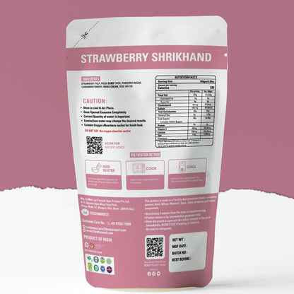 Strawberry Shrikhand - Freshoneed