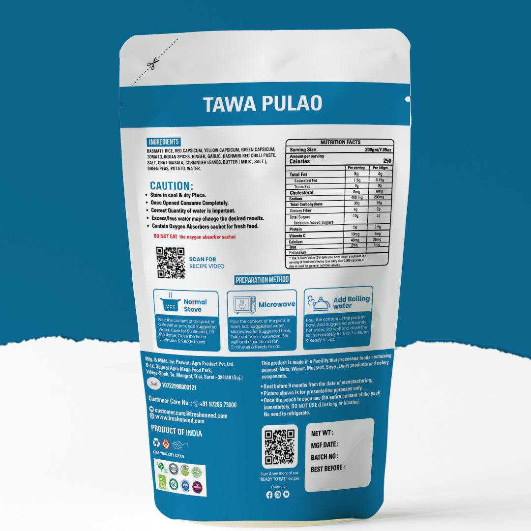 Tawa Pulav - Freshoneed